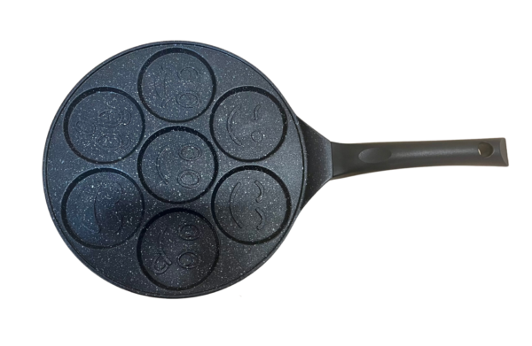 Panvica na lievance, dolkáreň vo vzore smajlíkov