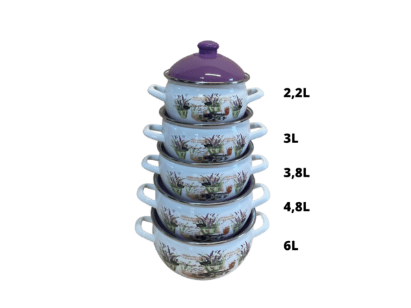 Sada hrncov Levanduľa