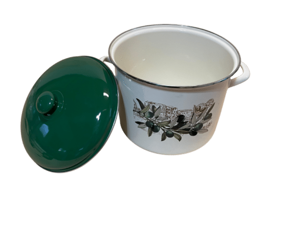 Smaltovaný hrniec Oliva