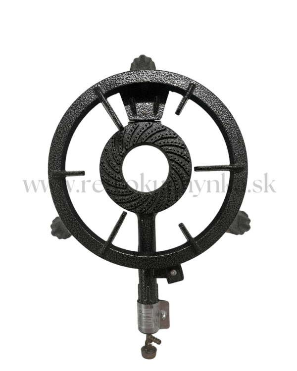 liatinový plynový varič pohľad z vrchu